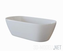3d-модель Овальная ванна