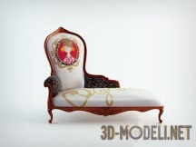 3d-модель Кушетка Creazioni Dormeus Bella