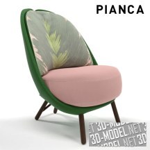 3d-модель Кресло Calatea от Pianca
