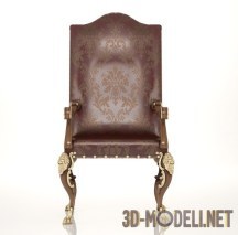 3d-модель Кресло на львиных ногах Modenese Gastone Casanova 12434