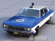 3d-модель Полицейское авто AMC Matador Police 1972