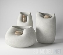 3d-модель Вазы с камнями