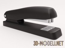 3d-модель Офисная принадлежность – небольшой чёрный степлер