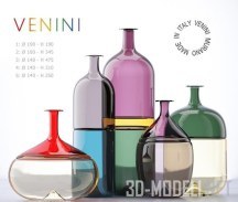 3d-модель Вазы-бутылки Bolle от Vinini