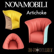 3d-модель Кресло Artichoke от Novamobili