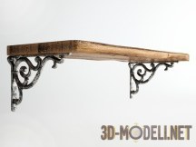 3d-модель Менсолодержатель для полки
