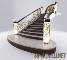 3d-модель Большая парадная лестница