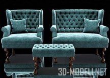 3d-модель Набор мебели Stockholm