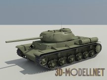 3d-модель Тяжелый танк КВ-85