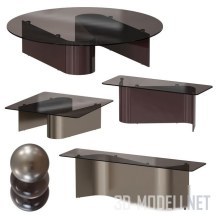 3d-модель Набор столов Minotti Bender