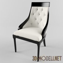 3d-модель Белое кресло в темной раме