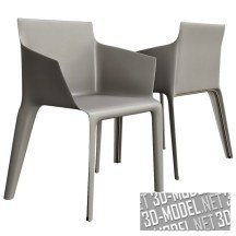 3d-модель Литой стул Seattle от Poliform