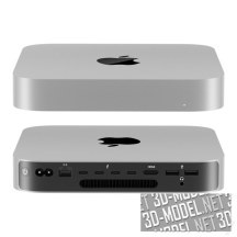 3d-модель Компьютер Mac mini m2 pro 2023 от Apple