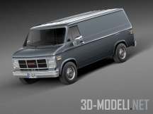 3d-модель Фургон GMC vandura 1983-1991