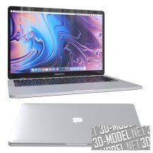 3d-модель Современный ноутбук от Apple - MacBook Pro 13
