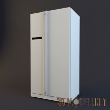 3d-модель Двухдверный холодильник RSA1STWP от Samsung