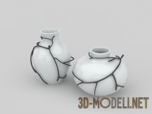 3d-модель Пара ваз