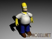 3d-модель Персонаж Гомер Симпсон (Homer Simpson)