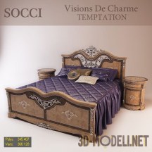 3d-модель Кровать Socci Visions De Charme TEMPTATION