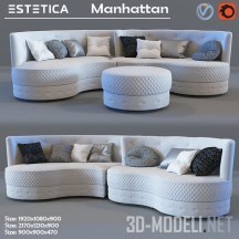 Модульный диван Estetica Manhattan