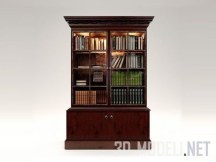 3d-модель Книжный шкаф China Baker