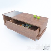 Современный столик из дерева