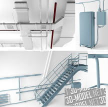 3d-модель Комплект для лофта