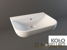 3d-модель Умывальник для ванной комнаты KOLO Classical sink 60 cm TRAFFIC