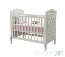 3d-модель Детская кроватка Marseille в классическом стиле
