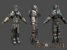 3d-модель Айзек Кларк в артическом костюме (Dead Space 3)