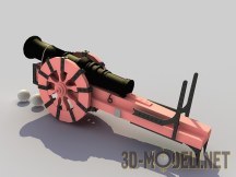 3d-модель Средневековая пушка