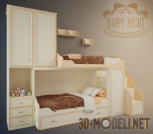 3d-модель Детская мебель Ferretti e Ferretti «Happy night»