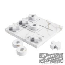 3d-модель Игровой набор Marble Tic Tac Toe