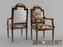 Классический стул с мягким сиденьем Amadeus 1609 AR Arredamenti