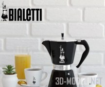 3d-модель Набор с кофеваркой Bialetti