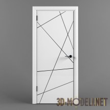3d-модель Современная межкомнатная дверь