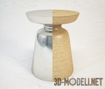 3d-модель Алюминиевый стол West Elm «Martini»