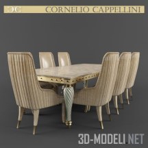 Стол и стул Cornelio Cappellini