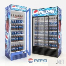 Холодильник с напитком Pepsi