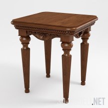 Квадратный деревянный столик