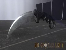 3d-модель Нож керамбит