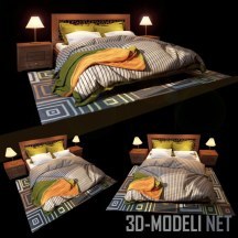 3d-модель Спальня Lago di Garda от Serenissima