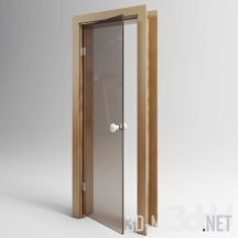 3d-модель Дверь для сауны (стекло)
