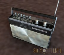 3d-модель Винтажный радиоприемник Panalina GR100