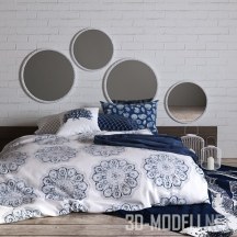 3d-модель Спальня в морском стиле