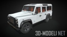 3d-модель Джип Land Rover Defender