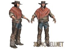 3d-модель Ковбой из игры «Call Of Juarez Gunslinger»
