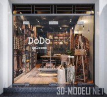 3d-модель Витрина магазина DoDo