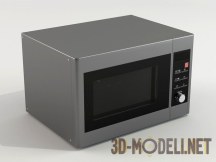 Микроволновая печь темно-серого цвета