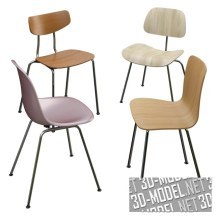 3d-модель Набор стульев от Vitra